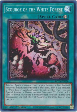 Scourge of the White Forest - ROTA-EN056 - Super Rare - 1st Edition