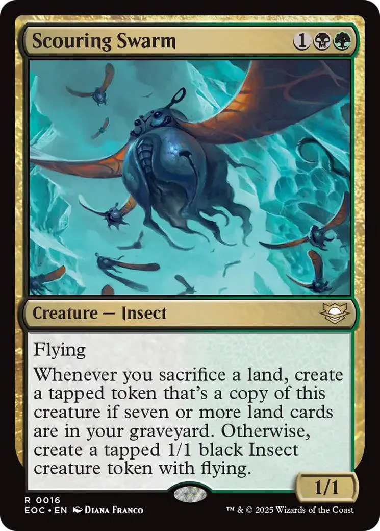 Scouring Swarm [16] [Edge of Eternities: Commander] [Non-Foil]