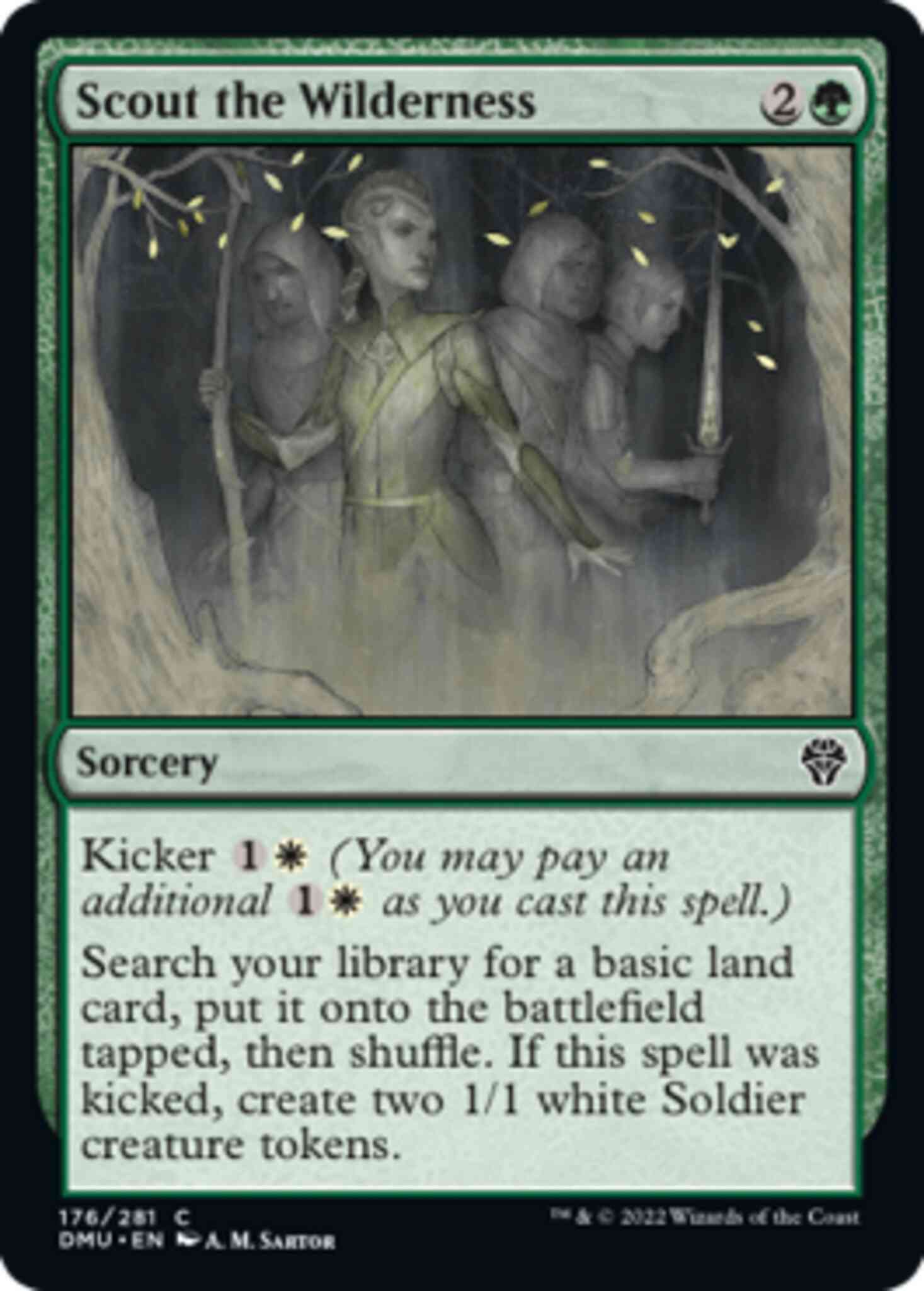 Scout the Wilderness [176] [Dominaria United] [Non-Foil]