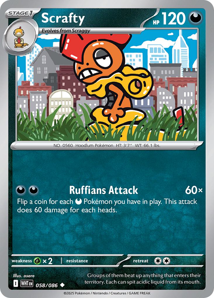 Scrafty - 058/086 - Uncommon [sv105w-058] [Non-Holo]
