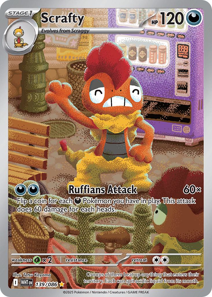 Scrafty - 139/086 - Illustration Rare [sv105w-139] [Ultra]
