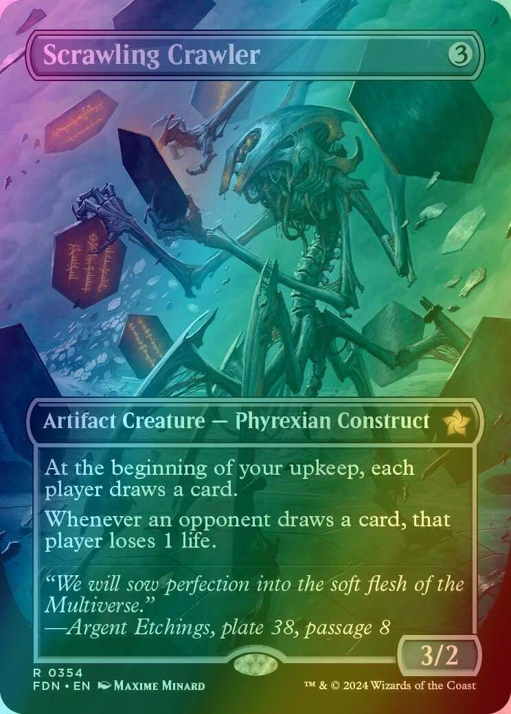 Scrawling Crawler [354] [Borderless] [Foundations] [Foil]