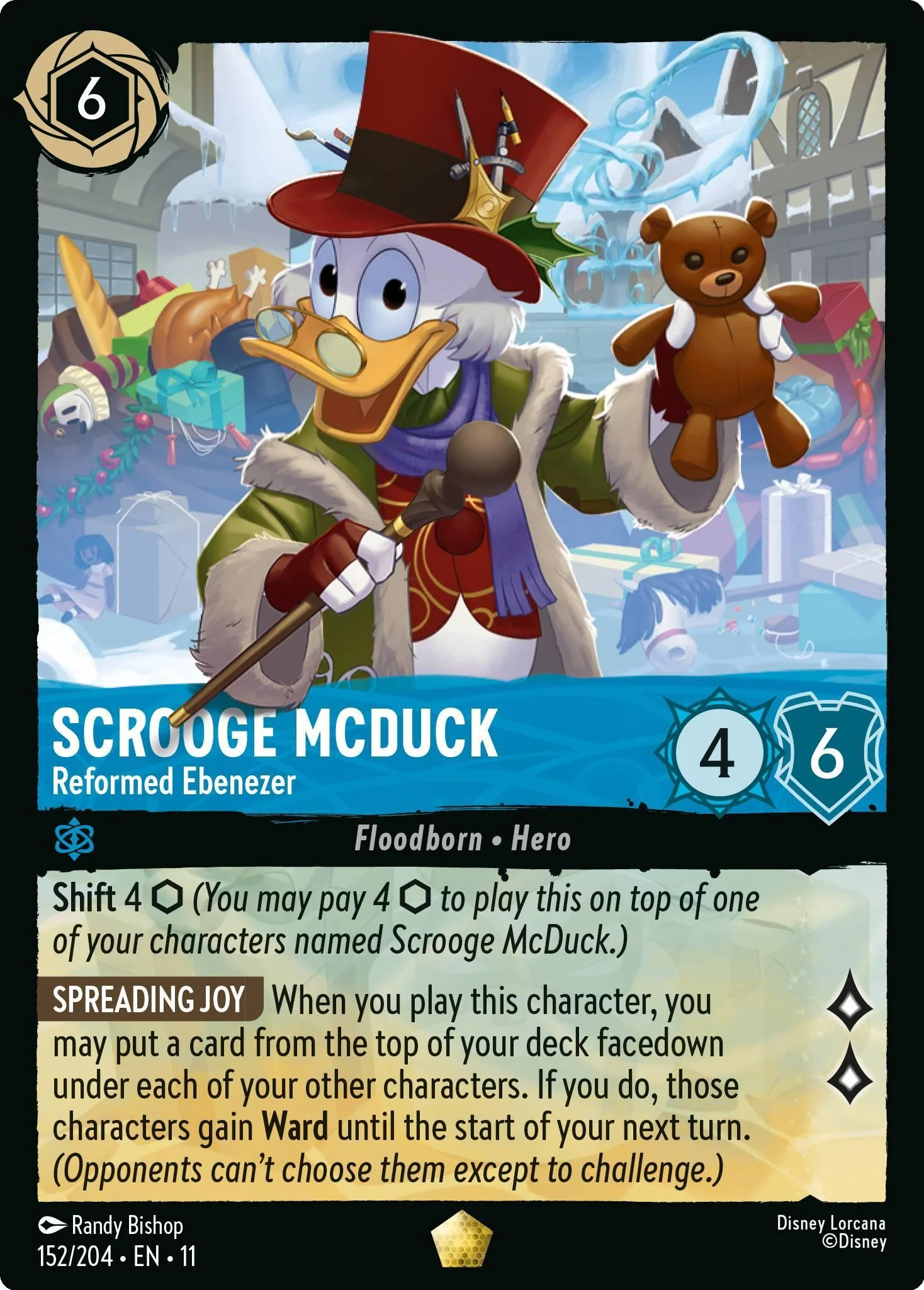 Scrooge McDuck - Reformed Ebenezer - 152/204 [Winterspell] [Non-Foil]