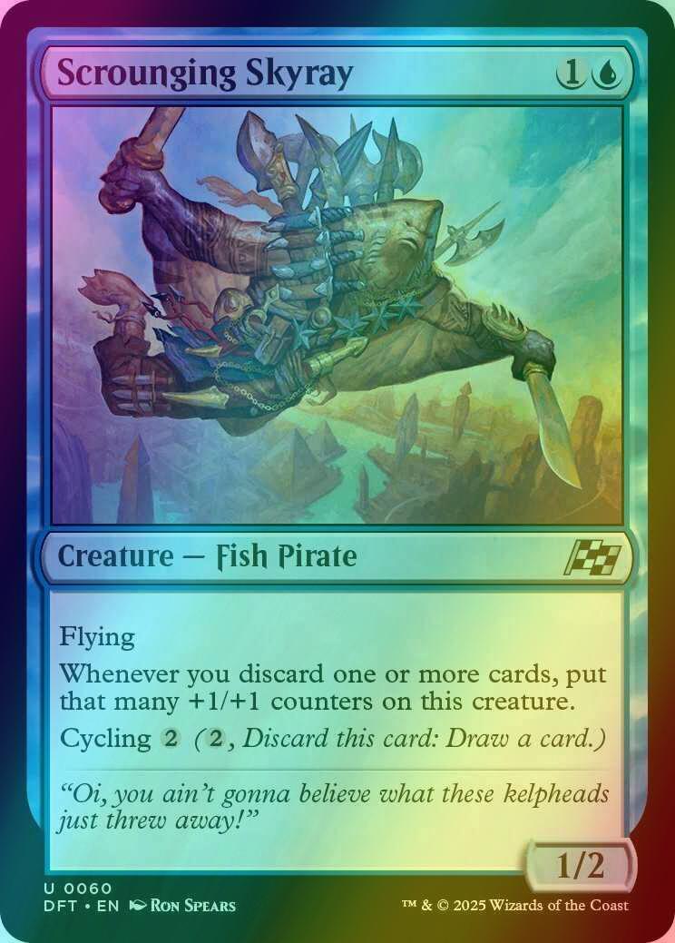 Scrounging Skyray [60] [Aetherdrift] [Foil]