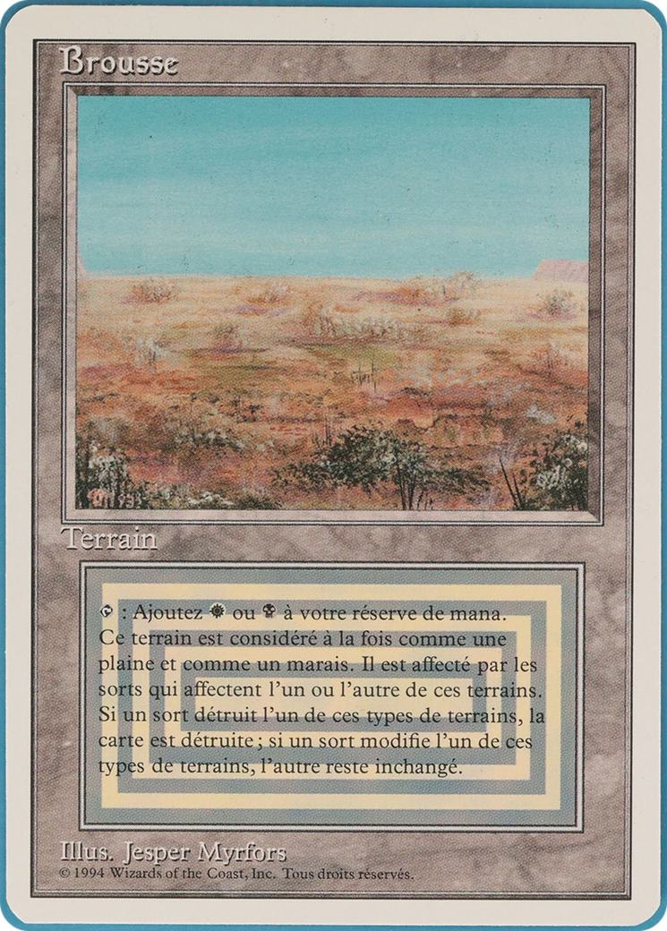 Scrubland - French [286] [Revised Edition] [Non-Foil]