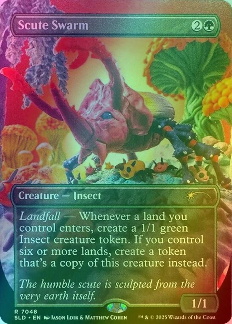 Scute Swarm [7048] [Borderless] [Play-Doh] [Secret Lair Drop] [Rainbow Foil]