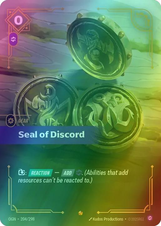 Seal of Discord - 204/298 [Origins] [Foil]