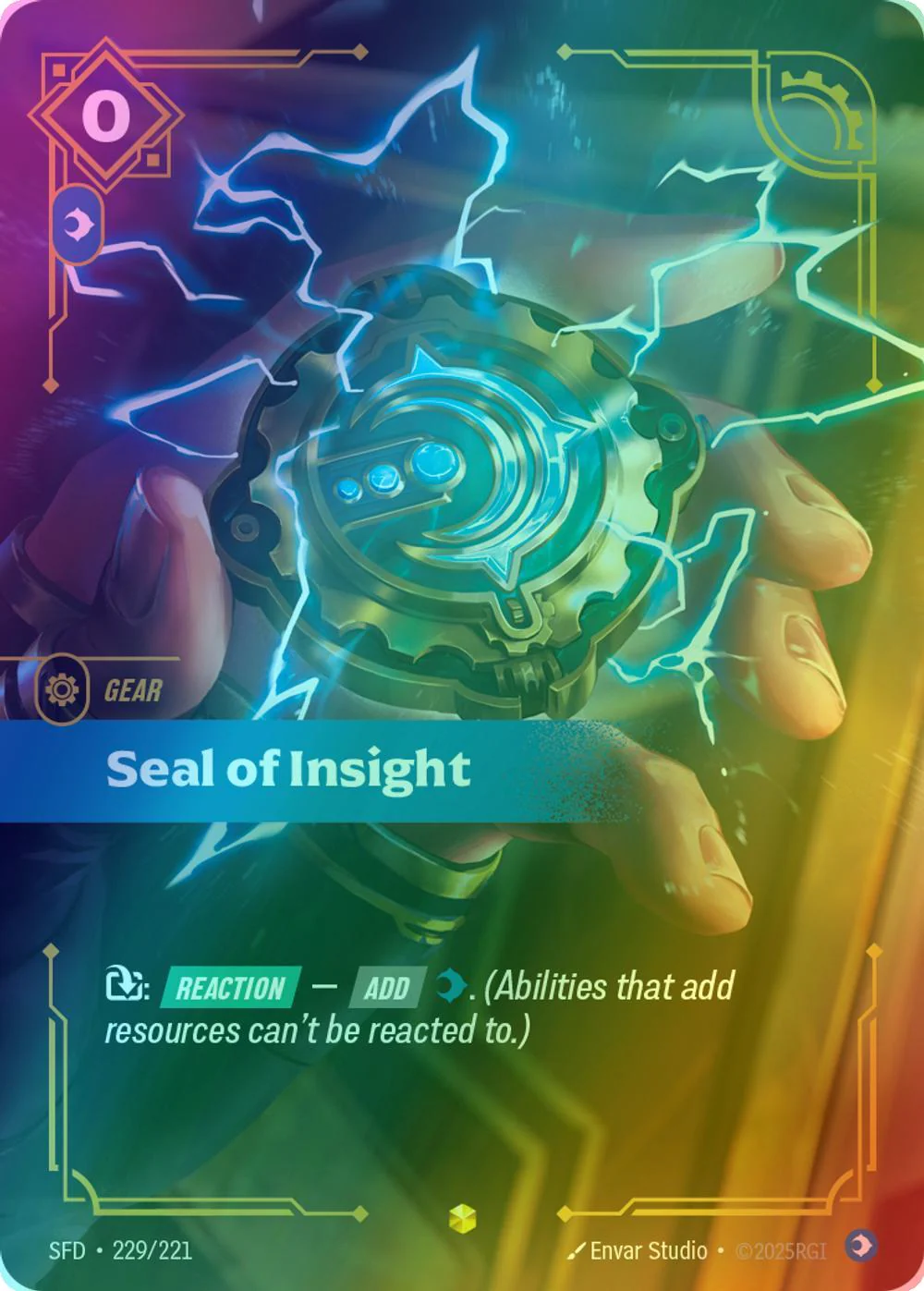 Seal of Insight (Overnumbered) - 229/221 [Spiritforged] [Foil]