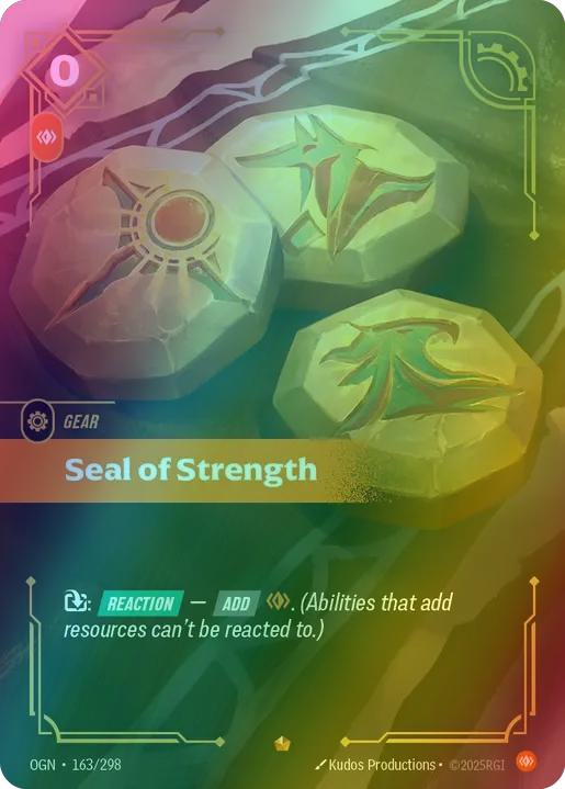 Seal of Strength - 163/298 [Origins] [Foil]