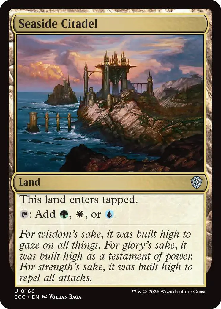 Seaside Citadel [166] [Lorwyn Eclipsed: Commander] [Non-Foil]