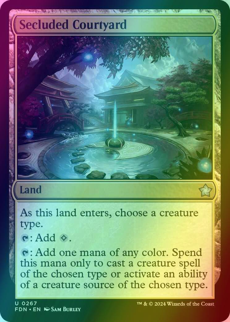Secluded Courtyard [267] [Foundations] [Foil]
