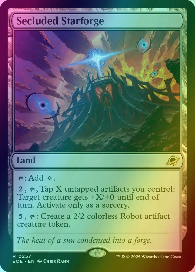 Secluded Starforge [257] [Edge of Eternities] [Foil]