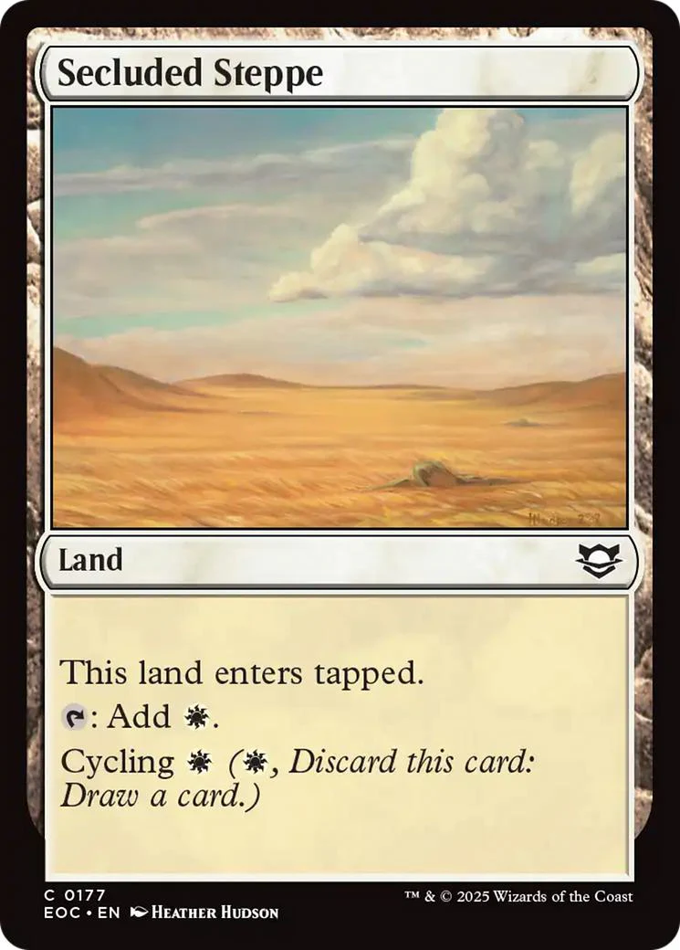 Secluded Steppe [177] [Edge of Eternities: Commander] [Non-Foil]