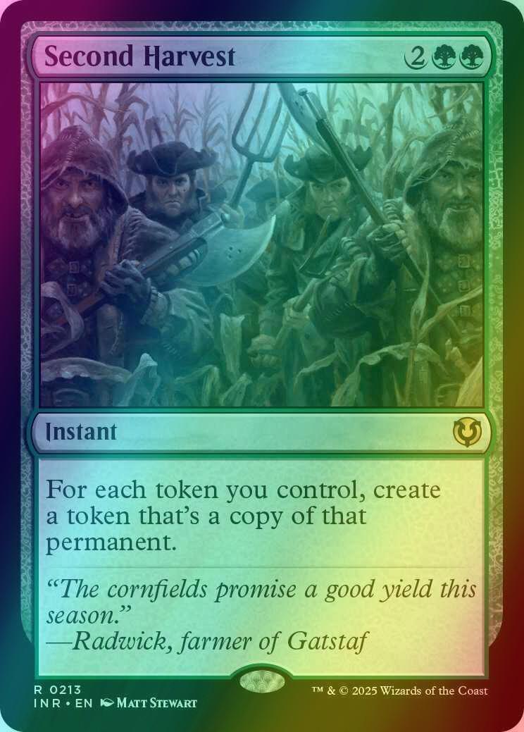Second Harvest [213] [Innistrad Remastered] [Foil]
