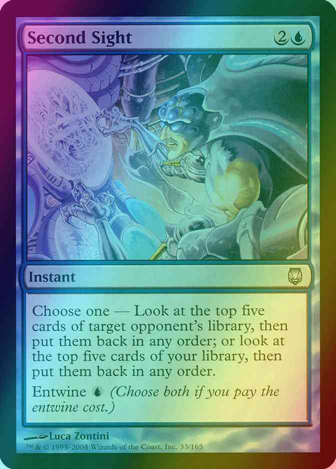 Second Sight [33] [Darksteel] [Foil]