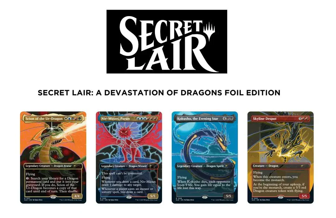 Secret Lair Drop Series - A Devastation of Dragons - Foil Edition