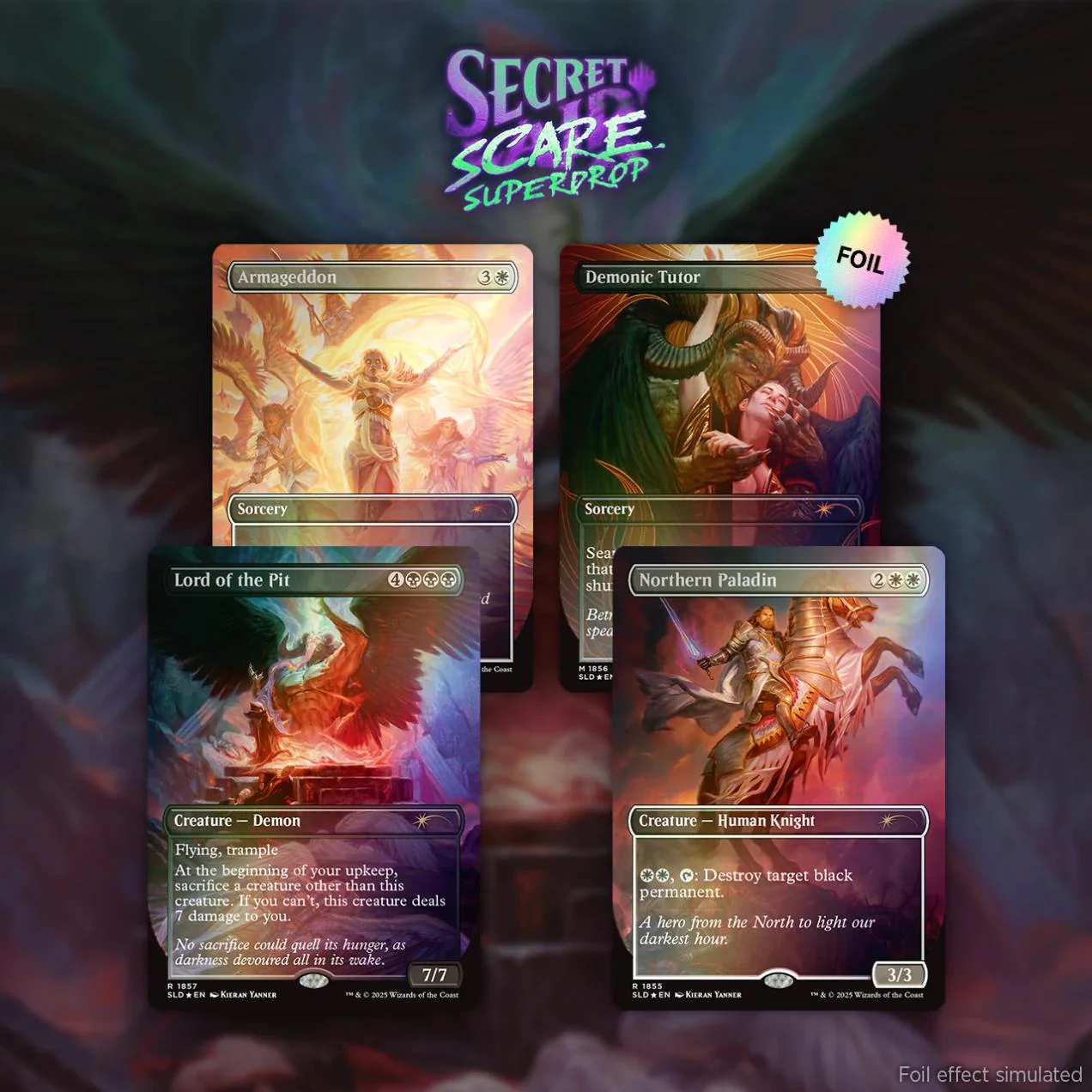 Secret Lair Drop Series - Secret Lair Drop Series - Artist Series: Kieran Yanner - Rainbow Foil Edition