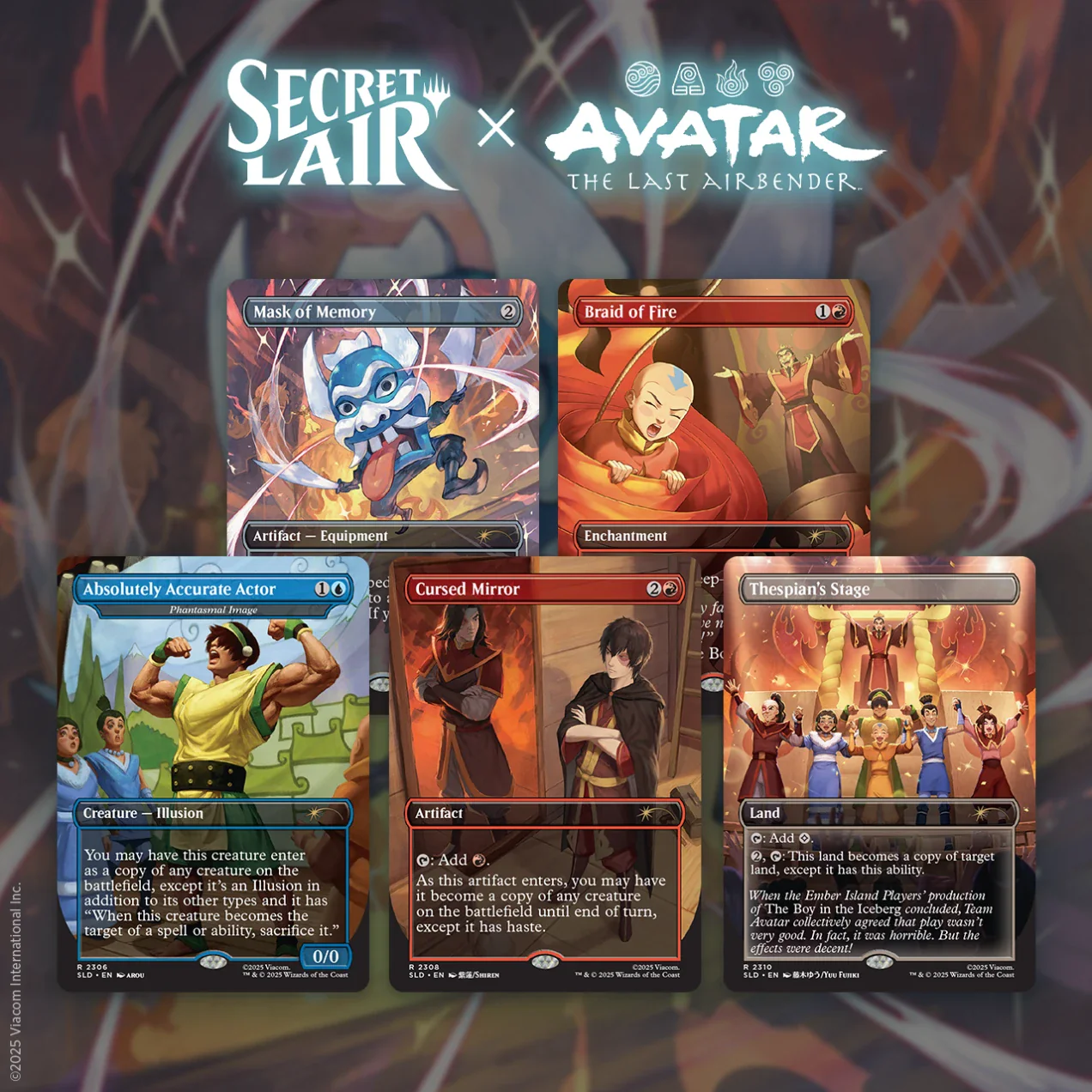 Secret Lair Drop Series - Secret Lair x Avatar: The Last Airbender | The Ember Island Players