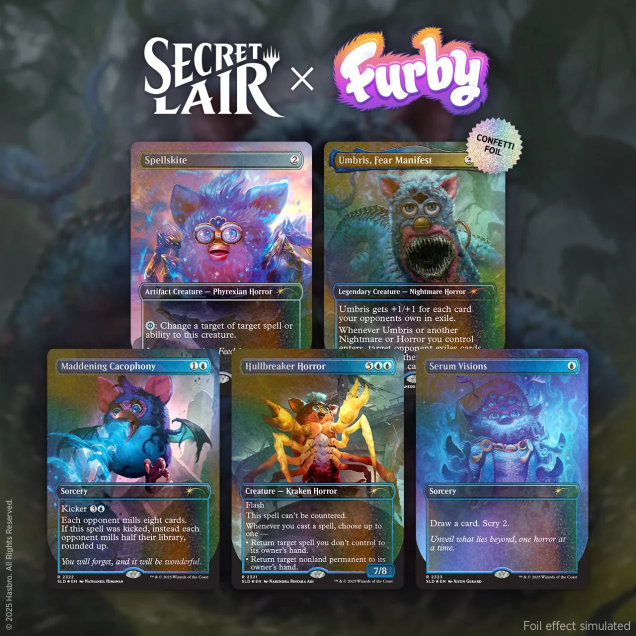 Secret Lair Drop Series - Secret Lair x Furby: The Oddbodies - Confetti Foil Edition