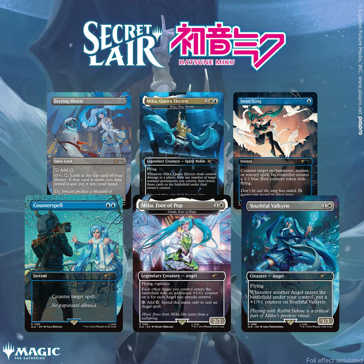 Secret Lair Drop Series - Secret Lair x Hatsune Miku: Winter Diva - English