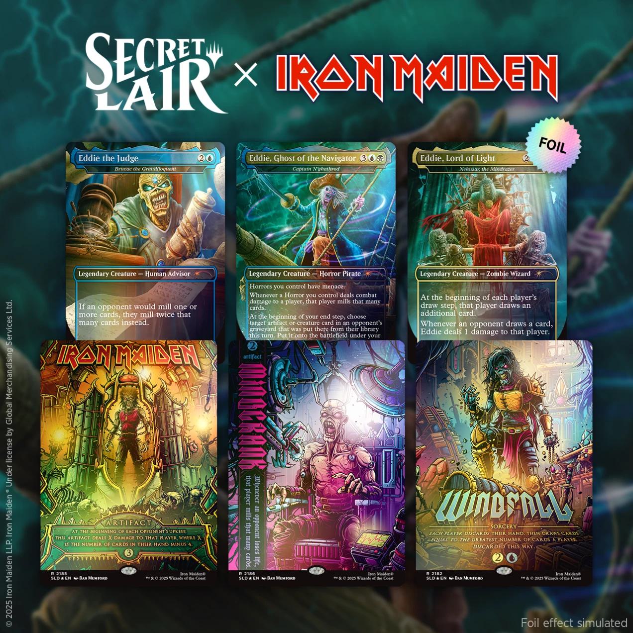Secret Lair Drop Series - Secret Lair x Iron Maiden: Eddie Unchained - Rainbow Foil Edition