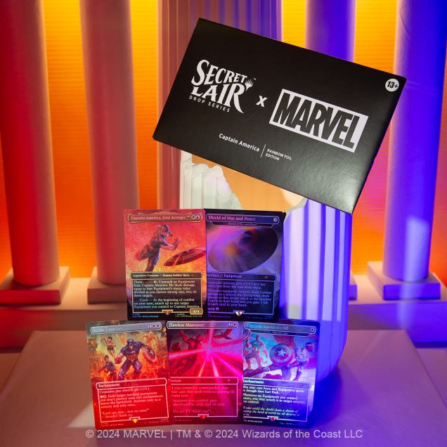 Secret Lair Drop Series - Secret Lair x Marvel's Captain America - Foil Edition - Image 2