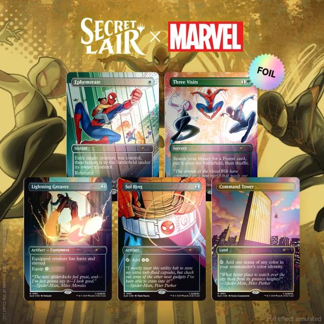 Secret Lair Drop Series - Secret Lair x Marvel's Spider-Man: Heroic Deeds - Rainbow Foil Edition