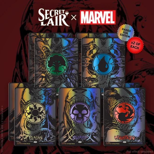 Secret Lair Drop Series - Secret Lair x Marvel's Spider-Man: Mana Symbiote - Raised Foil Edition
