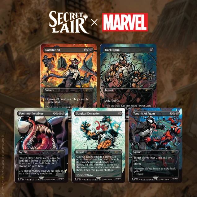 Secret Lair Drop Series - Secret Lair x Marvel’s Spider-Man: Venom Unleashed (Colors)