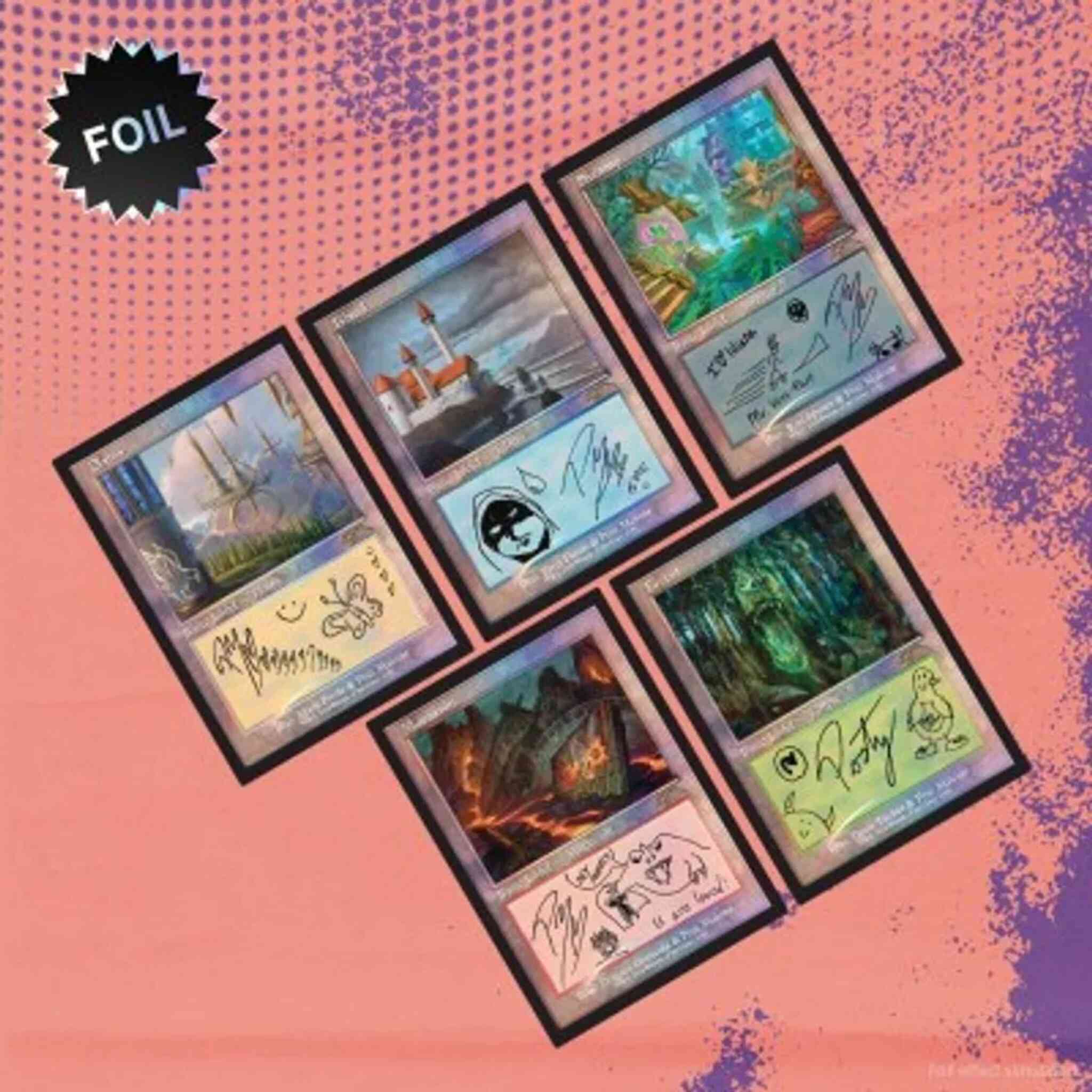 Secret Lair Drop Series - Secret Lair x Post Malone: The Lands - Foil Edition