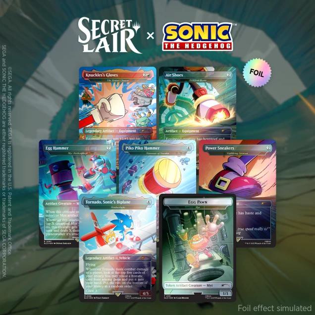 Secret Lair Drop Series - Secret Lair x Sonic: Turbo Gear - Rainbow Foil Edition