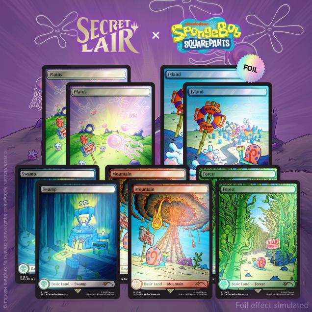 Secret Lair Drop Series - Spongebob Squarepants: Lands Under the Sea - Foil Edition