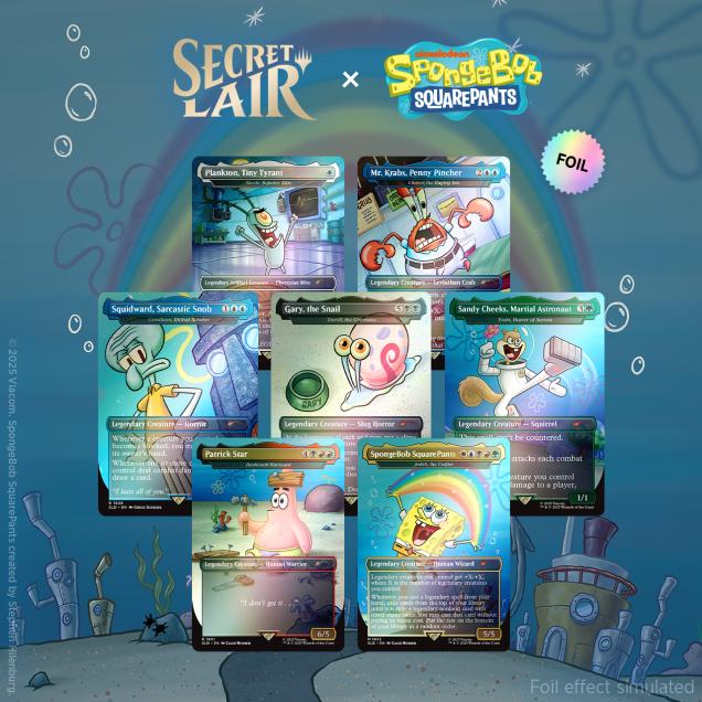 Secret Lair Drop Series - Spongebob Squarepants: Legends of Bikini Bottom - Foil Edition