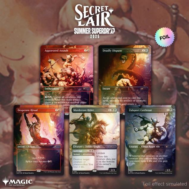 Secret Lair Drop Series - The Art of Frank Frazetta: The Second Exhibition - Foil Edition