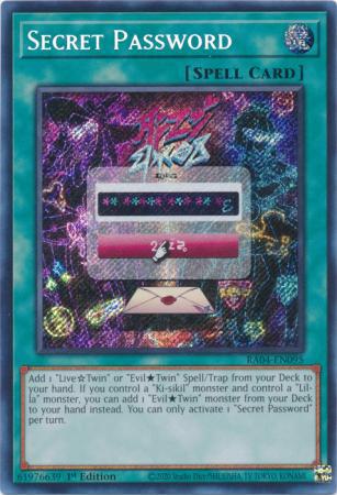 Secret Password - RA04-EN095 - Secret Rare - 1st Edition