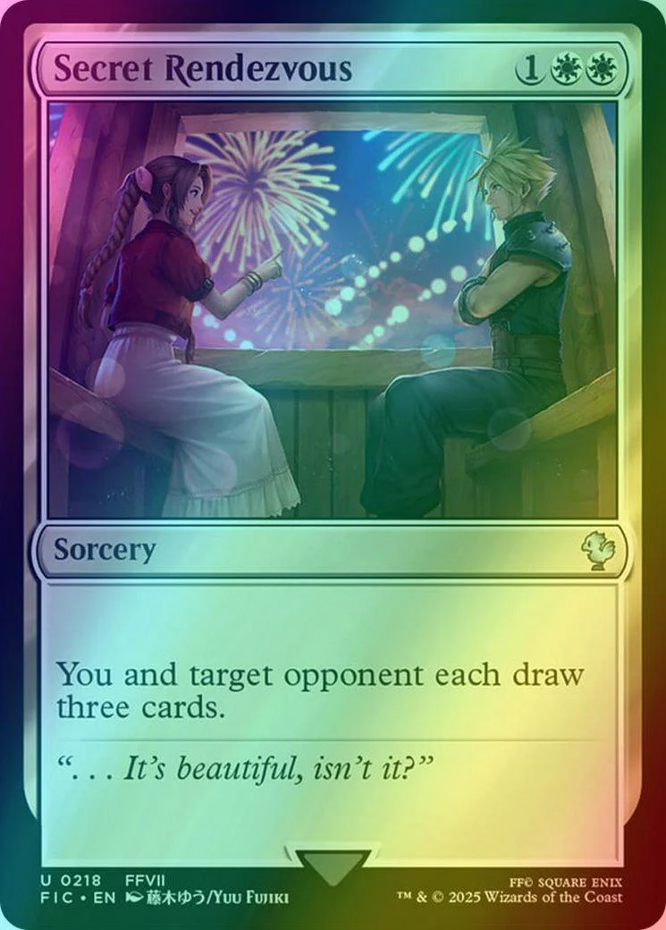Secret Rendezvous [218] [Aerith] [FINAL FANTASY: Commander] [Foil]
