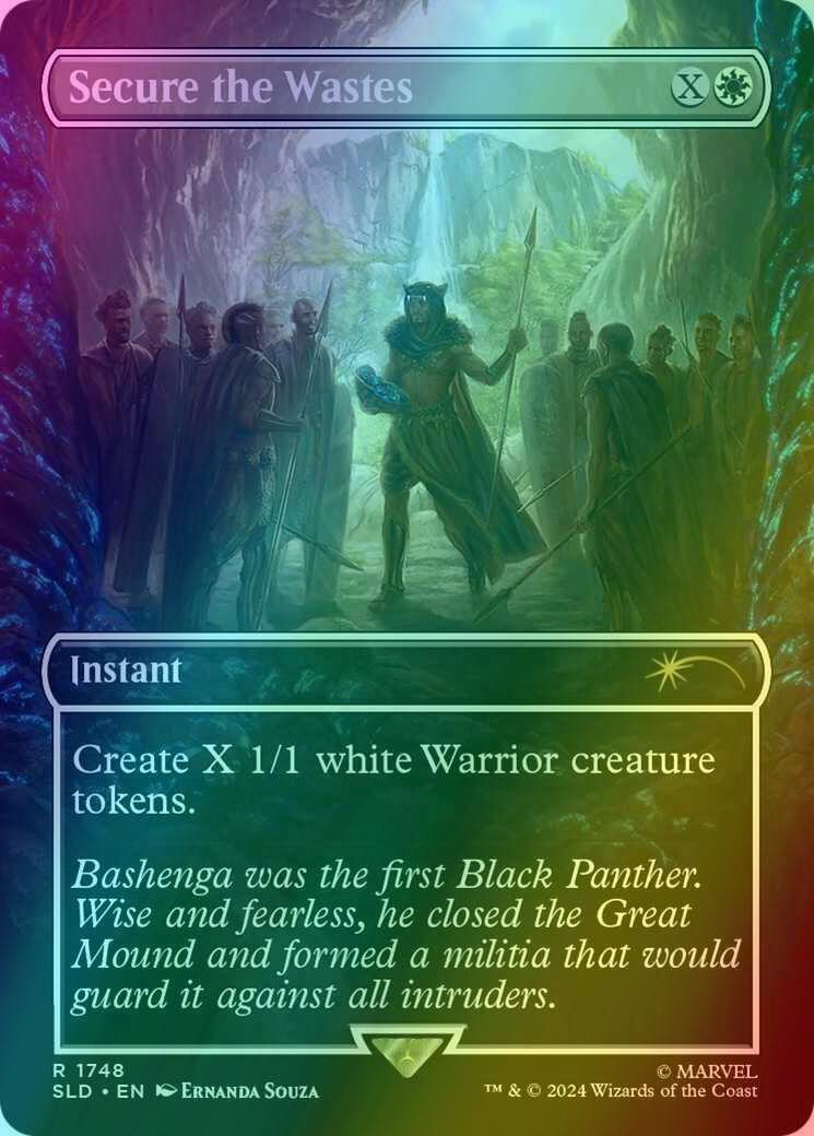 Secure the Wastes [1748] [Borderless] [Marvel's Black Panther] [Secret Lair Drop] [Foil]