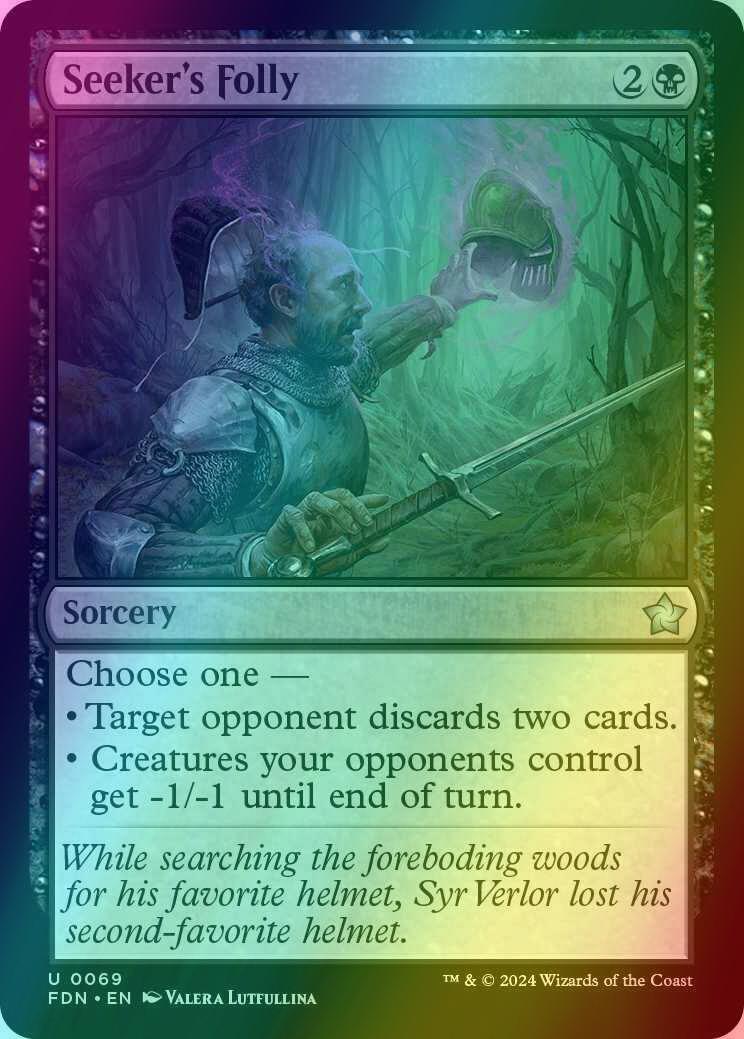Seeker's Folly [69] [Foundations] [Foil]