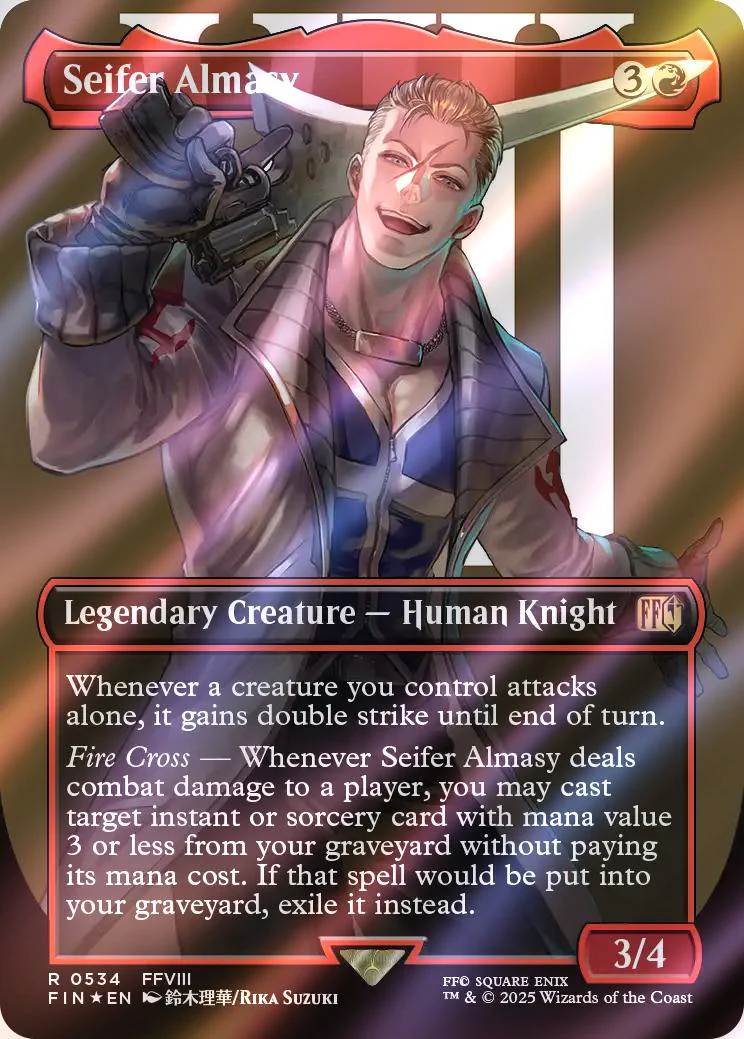 Seifer Almasy [534] [Borderless] [Character] [FINAL FANTASY] [Surge Foil]
