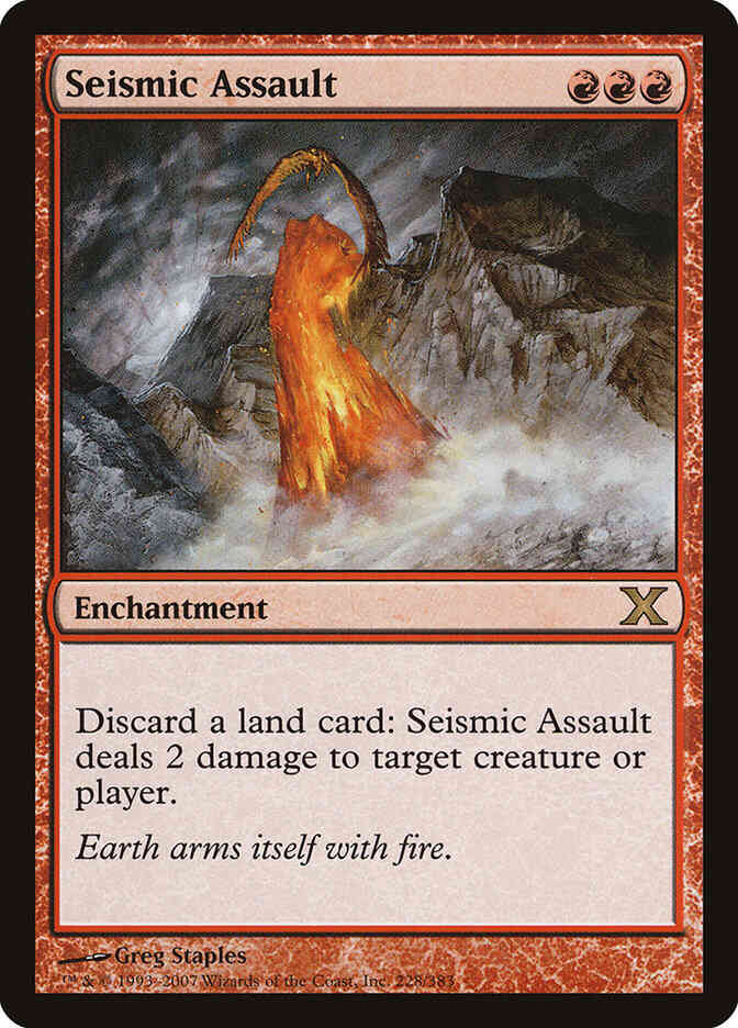 Seismic Assault [228] [Tenth Edition] [Non-Foil]