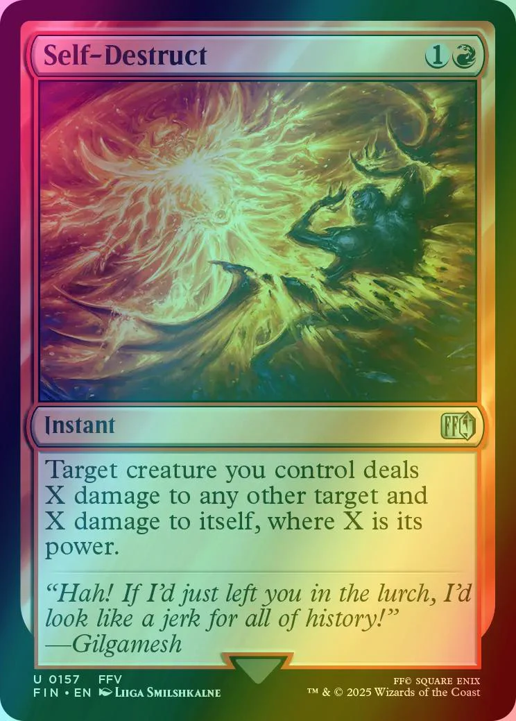 Self-Destruct [157] [FINAL FANTASY] [Foil]