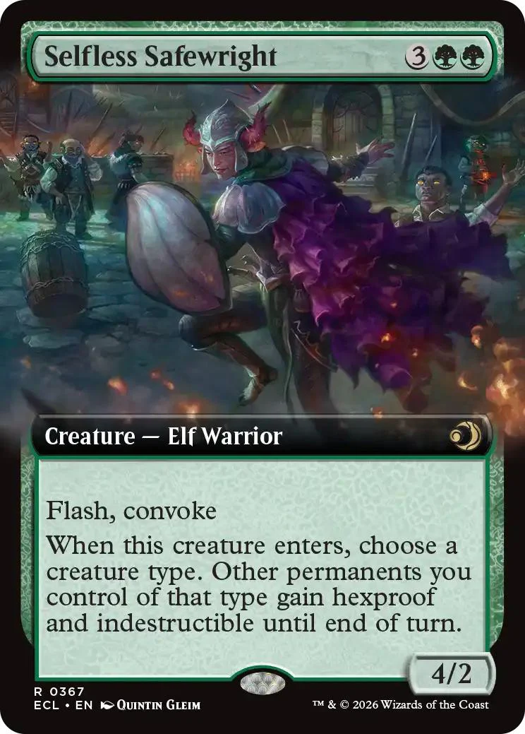Selfless Safewright [367] [Extended Art] [Lorwyn Eclipsed] [Non-Foil]