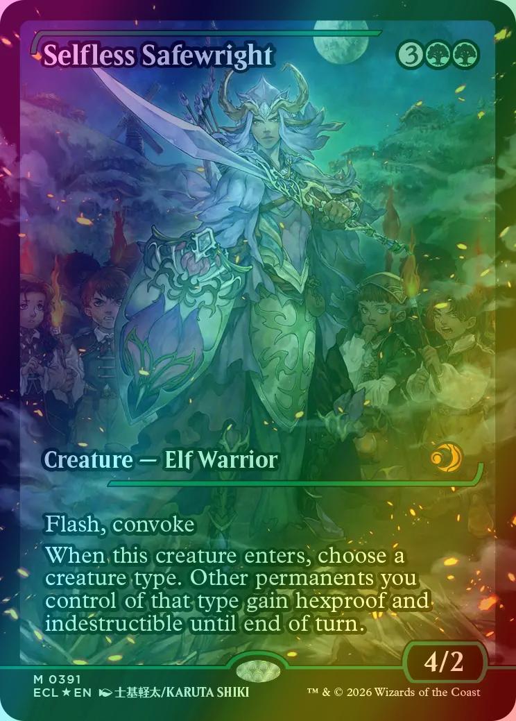 Selfless Safewright [391] [Japan Showcase] [Lorwyn Eclipsed] [Foil]