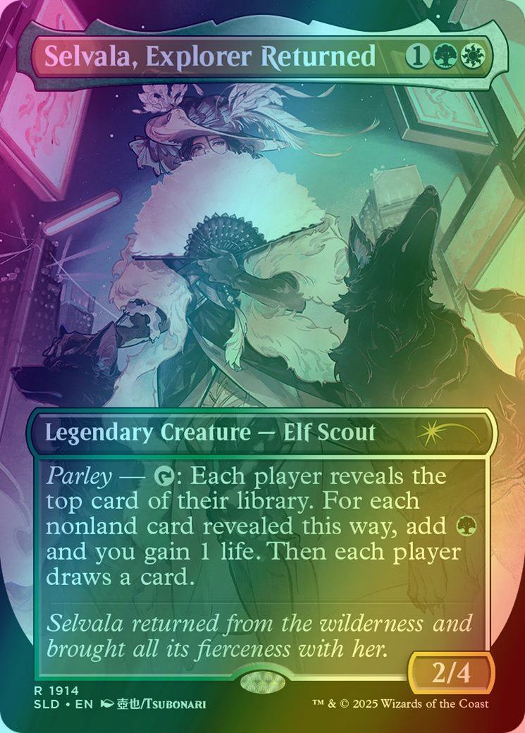 Selvala, Explorer Returned [1914] [Borderless] [City Styles 2] [Secret Lair Drop] [Foil]
