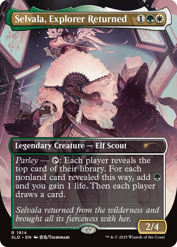 Selvala, Explorer Returned [1914] [Borderless] [City Styles 2] [Secret Lair Drop] [Non-Foil]