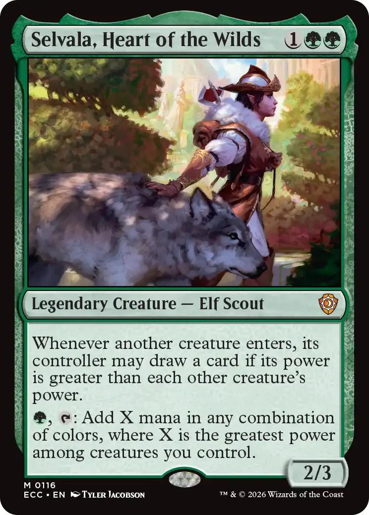 Selvala, Heart of the Wilds [116] [Lorwyn Eclipsed: Commander] [Non-Foil]
