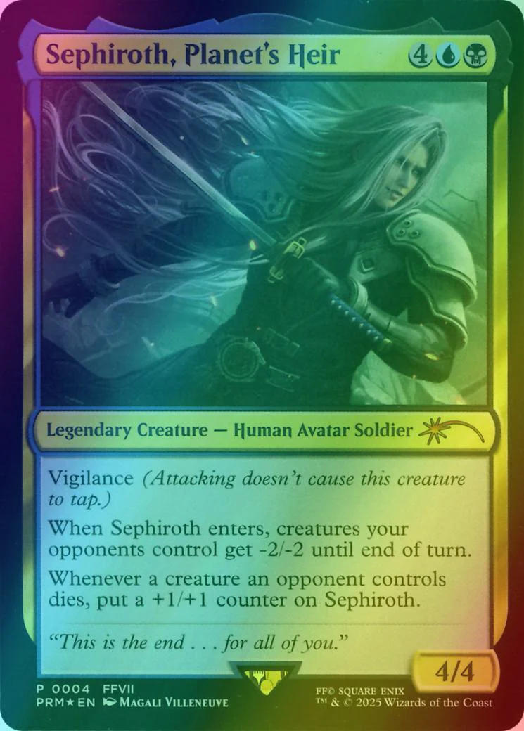Sephiroth, Planet's Heir [2025-14] [FFVII] [Media and Collaboration Promos] [Foil]
