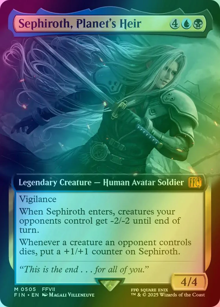 Sephiroth, Planet's Heir [505] [Extended Art] [FINAL FANTASY] [Foil]