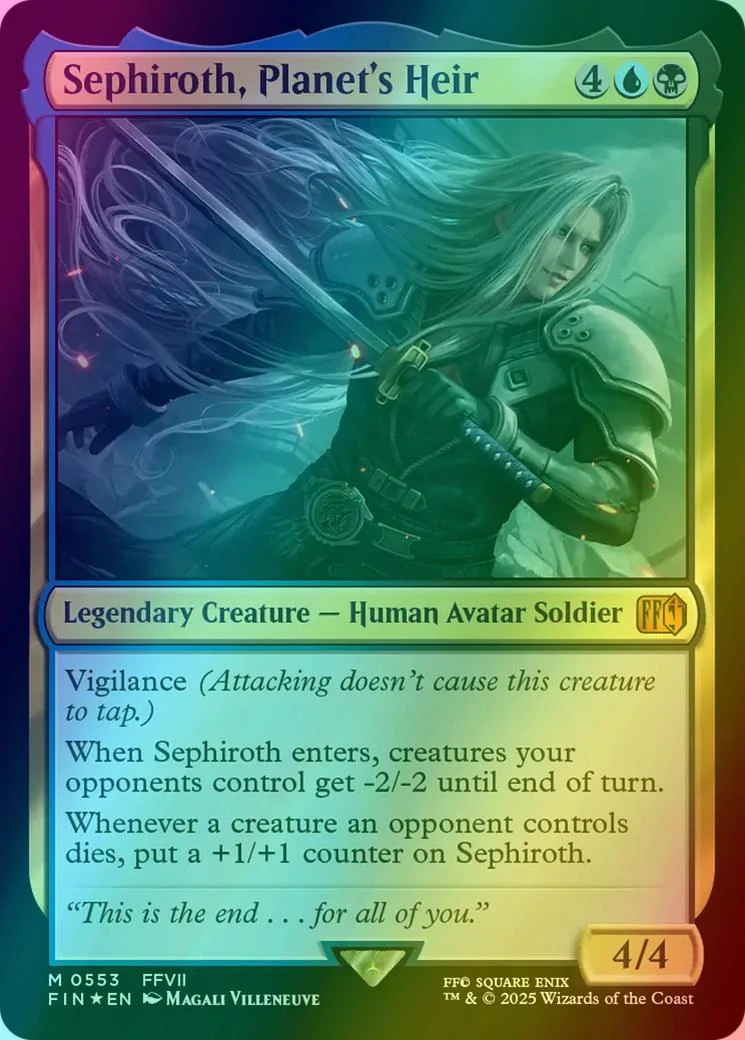 Sephiroth, Planet's Heir [553] [Starter Deck Exclusive] [FINAL FANTASY] [Foil]
