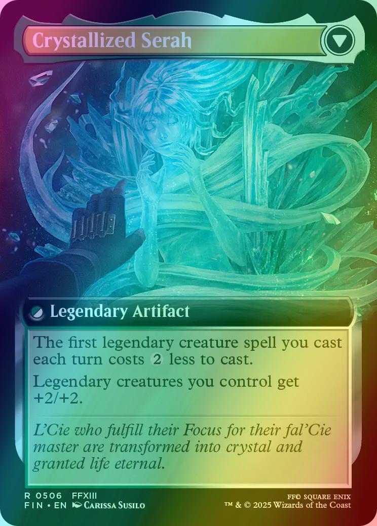 Serah Farron // Crystallized Serah [506] [Extended Art] [FINAL FANTASY] [Foil] - Image 2